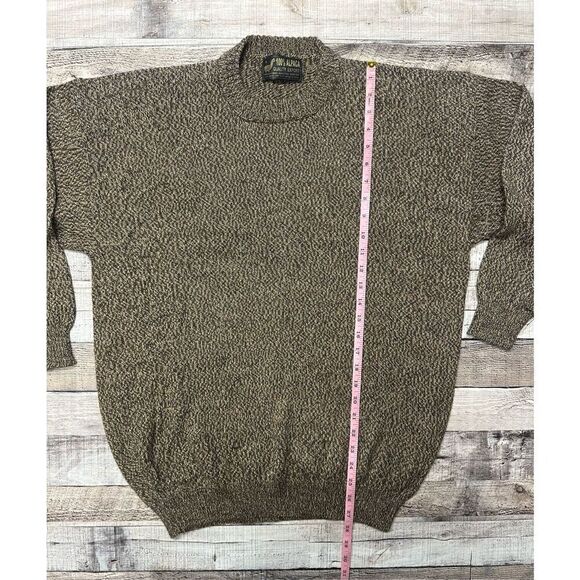 Size Large Vintage Mens Alpaca Quality Export Long Sleeve Crew Neck Sweater - Picture 4 of 5